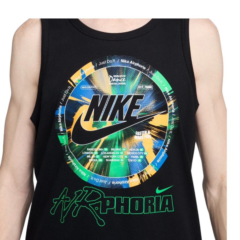 Nike Black Airphoria Tank Top - Picture 4 of 7